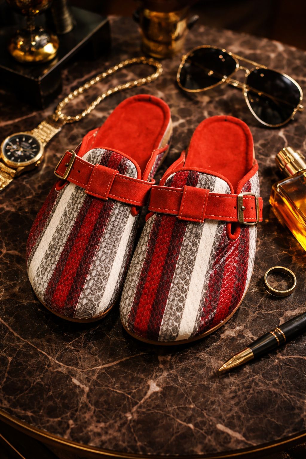 sabot rouge sauvage